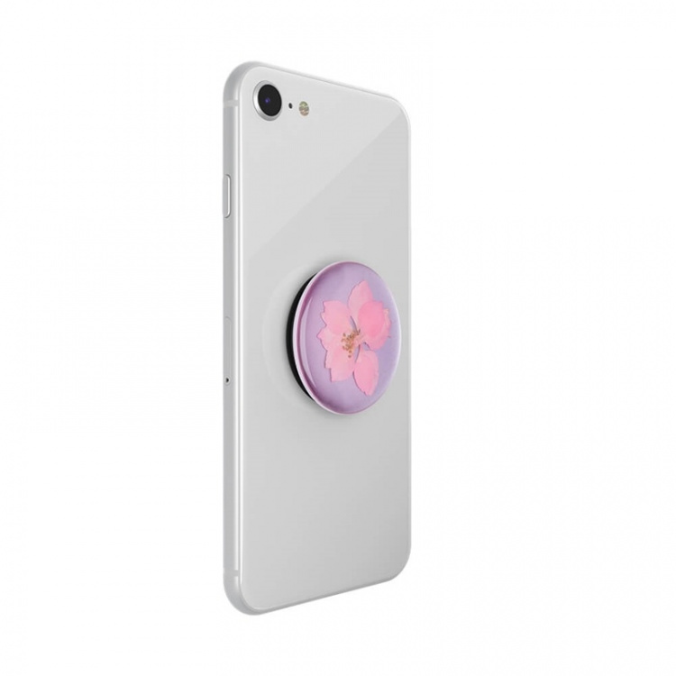 PopSockets Pressed Flower Delphinium Removable Grip with Standfunction Premium