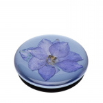 PopSockets Pressed Flower Larkspur Avtagbart Grip med Ställfunktion Premium