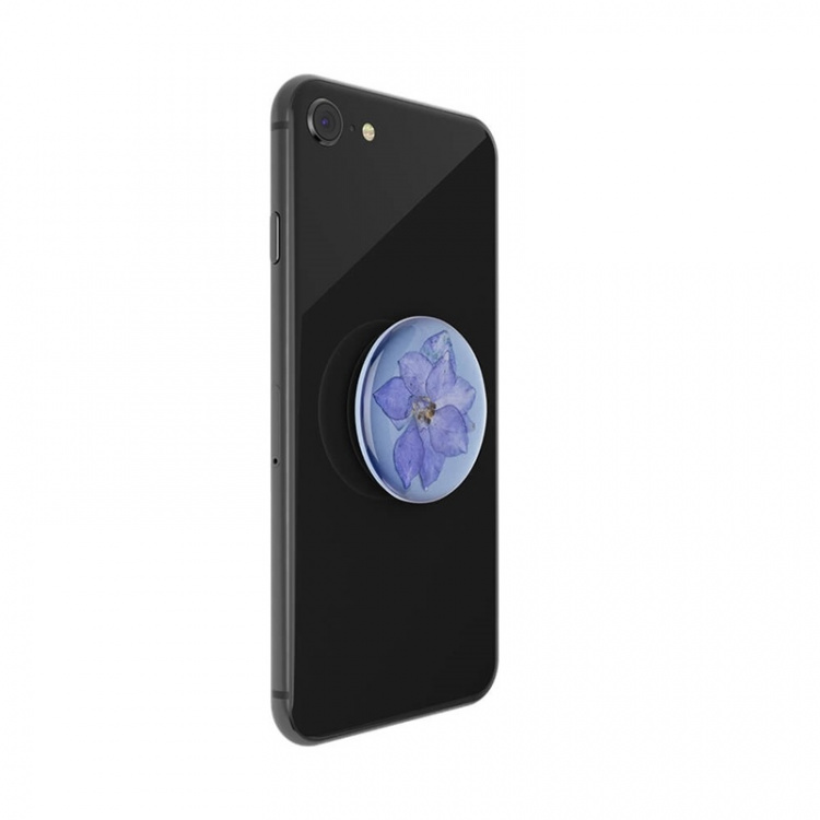 PopSockets Pressed Flower Larkspur Avtagbart Grip med Ställfunktion Premium