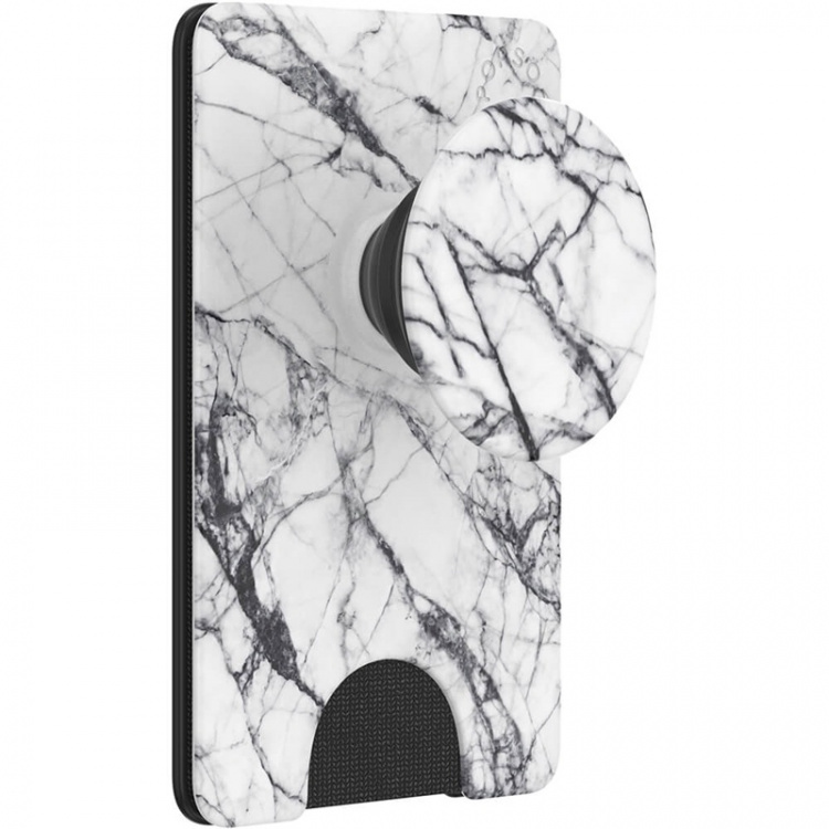 PopSockets Wallet Dove White Marble Removable Grip and PopWallet+ PopSockets Wallet Dove White Marble Removable Grip and PopWallet+