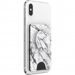 PopSockets Wallet Dove White Marble Removable Grip and PopWallet+ PopSockets Wallet Dove White Marble Removable Grip and PopWallet+