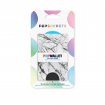 PopSockets Wallet Dove White Marble Removable Grip and PopWallet+ PopSockets Wallet Dove White Marble Removable Grip and PopWallet+