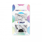 PopSockets Wallet Dove White Marble Removable Grip and PopWallet+ PopSockets Wallet Dove White Marble Removable Grip and PopWallet+