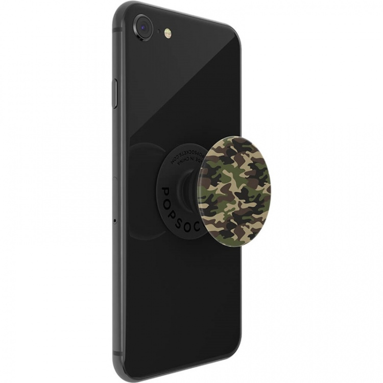 PopSockets Woodland Camo Removable Grip with Standfunction