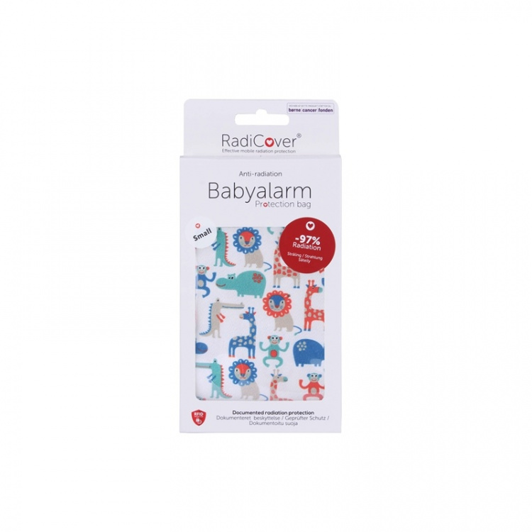 Radicover Radiationprotected Babyalarmbag Small Babyprint