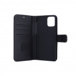 RADICOVER Radiationprotected Mobilewallet PU iPhone 11 Pro Max Flipcover Black 3-Led RFID