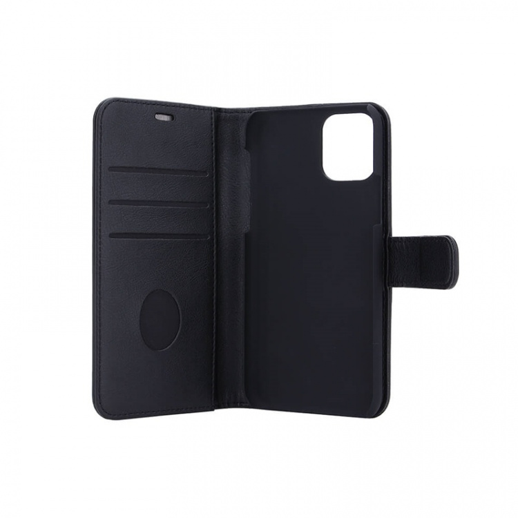 RADICOVER Radiationprotected Mobilewallet PU iPhone 11 Pro Max Flipcover Black 3-Led RFID