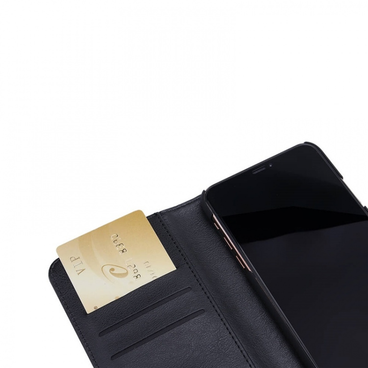 RADICOVER Radiationprotected Mobilewallet PU iPhone 11 Pro Max Flipcover Black 3-Led RFID