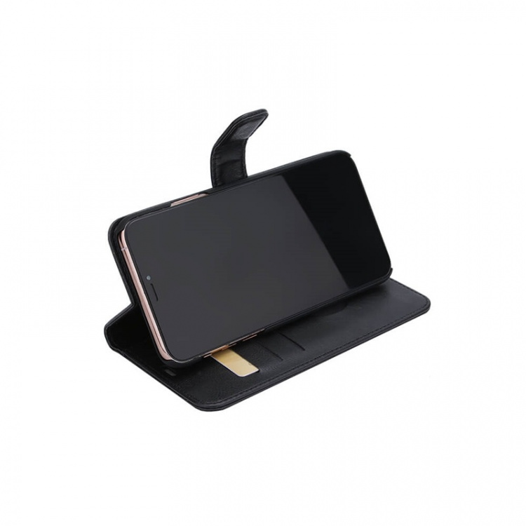 RADICOVER Radiationprotected Mobilewallet PU iPhone 11 Pro Max Flipcover Black 3-Led RFID