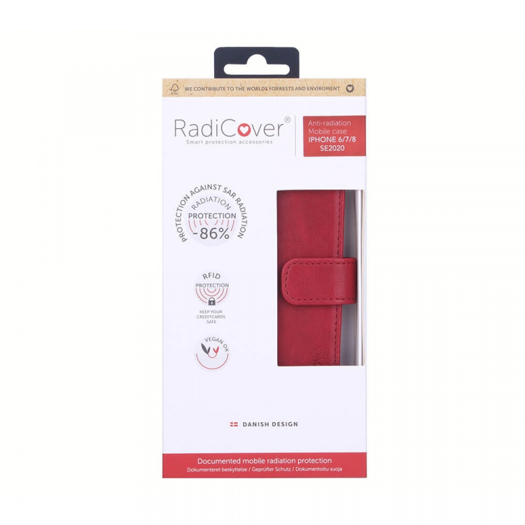 RADICOVER Mobilewallet Red - iPhone 6/7/8/SE