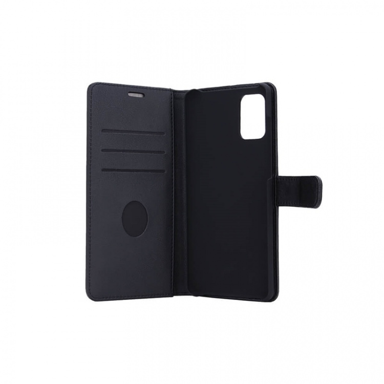 Radicover Radiationprotected Tabletfodral PU Samsung A71 Flipcover Black 3-Led RFID