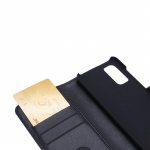 Radicover Radiationprotected Mobilewallet PU Samsung S20 Flipcover Black 3-Led RFID