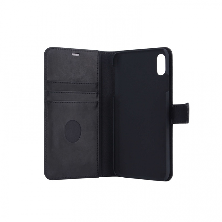 Radicover Radiationprotected Mobilewallet Leather iPhone Xs Max 2in1 Magnetcover Black