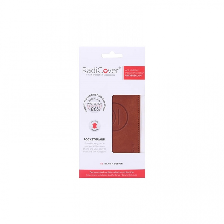 Radicover Radiation protected Pocket Guard Leather Universal 6,4 Radicover Radiation protected Pocket Guard Leather Universal 6,4