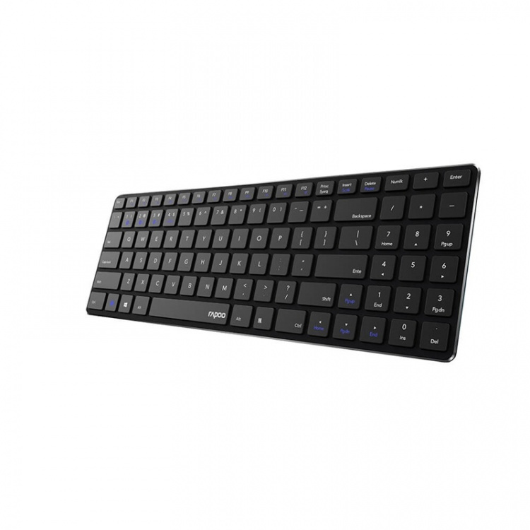 Rapoo Keyboard E9100M Wireless Multi-Mode Black Rapoo Keyboard E9100M Wireless Multi-Mode Black