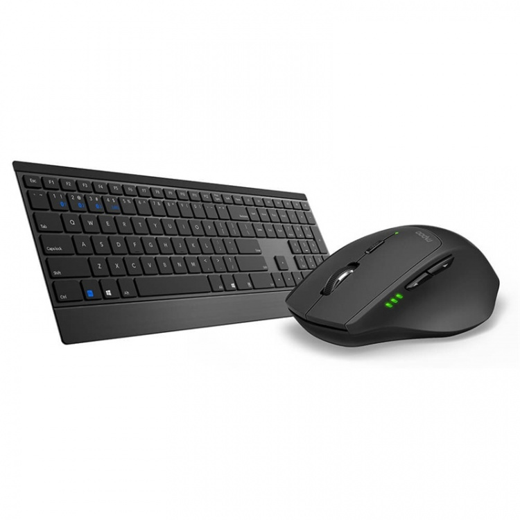 Rapoo Keyboard/Mouse Set 9500M Multi-Mode Wireless Black