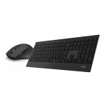 Rapoo Keyboard/Mouse Set 9500M Multi-Mode Wireless Black
