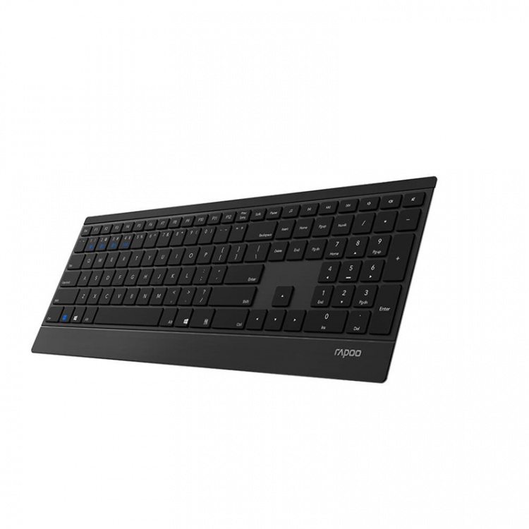 Rapoo Keyboard/Mouse Set 9500M Multi-Mode Wireless Black