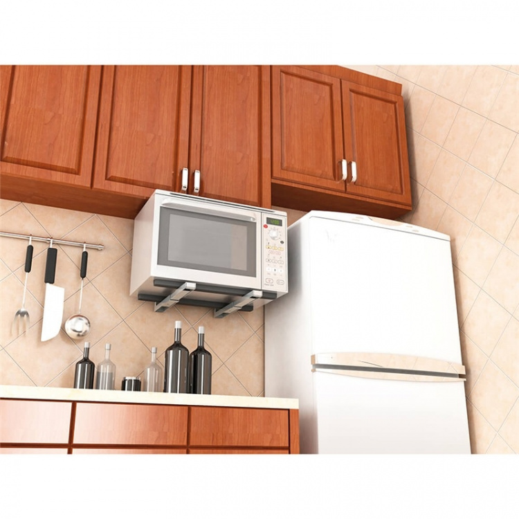 XAVAX Wallbracket for Microwave Silver