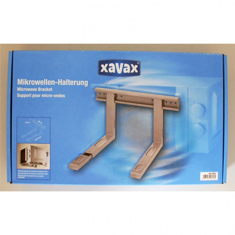 XAVAX Wallbracket for Microwave Silver