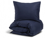 Nottingham Pillowcase 50x60, Satin, Navy Nottingham Pillowcase 50x60, Satin, Navy