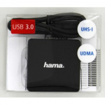 Hama Cardreader USB 3.0 Multi SD/microSD/CF Black