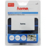 Hama Cardreader USB 3.0 Multi SD/Micro/CF/MS White