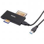 Hama Cardreader USB 3.0 Multi SD/microSD/CF/MS Black