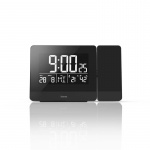 Hama Alarm Clock Projection Plus Charge Black