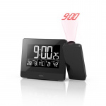 Hama Alarm Clock Projection Plus Charge Black
