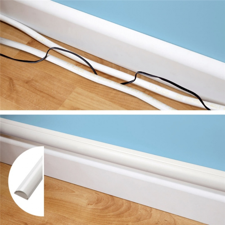 D-LINE Cable Trunking Kit 30x15mm 3x Cable Trunking/Accessories 1.0m