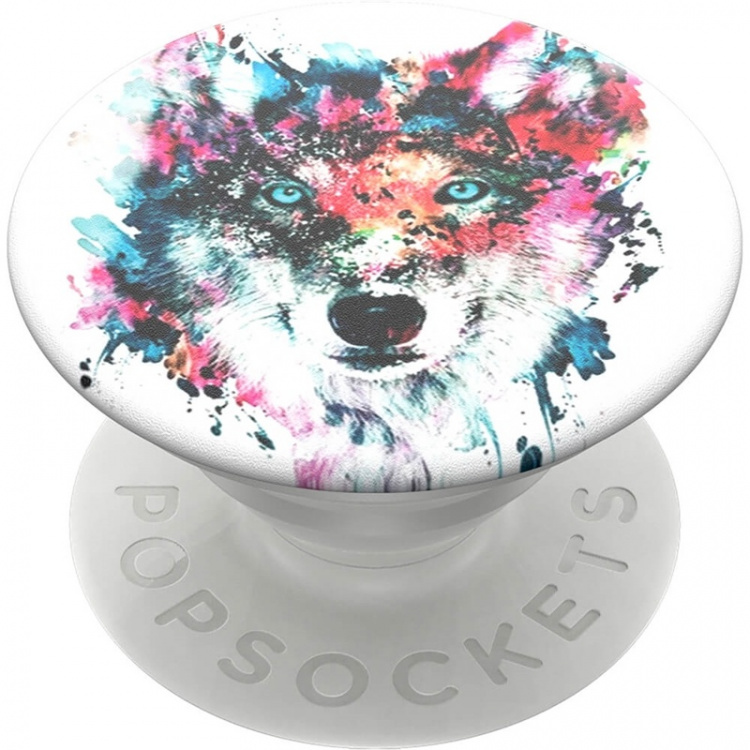PopSockets Wolf Removable Grip with Standfunction