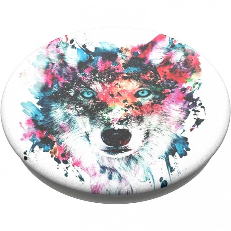 PopSockets Wolf Removable Grip with Standfunction