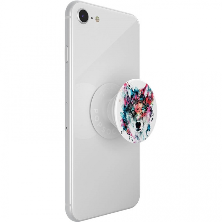 PopSockets Wolf Removable Grip with Standfunction