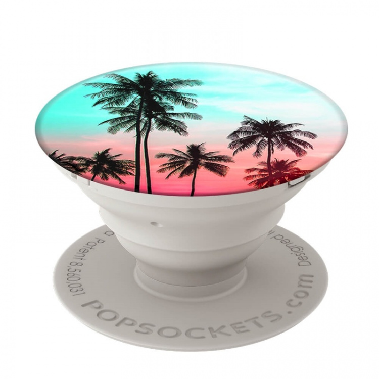 PopSockets Tropical Sunset Removable Grip with Standfunction