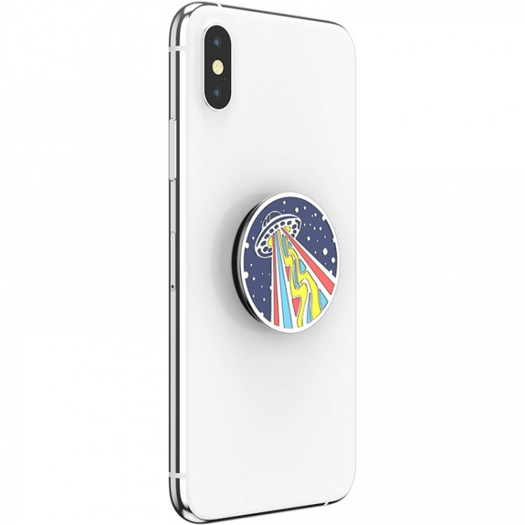 PopSockets Enamel Outta This World Navy Removable Grip with Standfunction Premium
