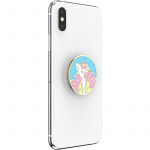 POPSOCKETS Enamel Mane Event Pink Removable Grip with Standfunction Premium