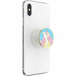 POPSOCKETS Enamel Mane Event Pink Removable Grip with Standfunction Premium