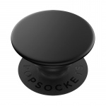 PopSockets Aluminum Black Removable Grip with Standfunction Premium