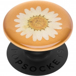 PopSockets Pressed Flower White Daisy Removable Grip with Standfunction Premium