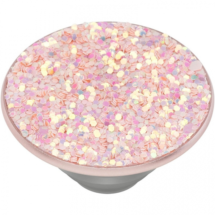 PopSockets Sparkle Rose Removable Grip with Standfunction Premium