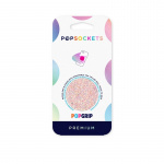 PopSockets Sparkle Rose Removable Grip with Standfunction Premium