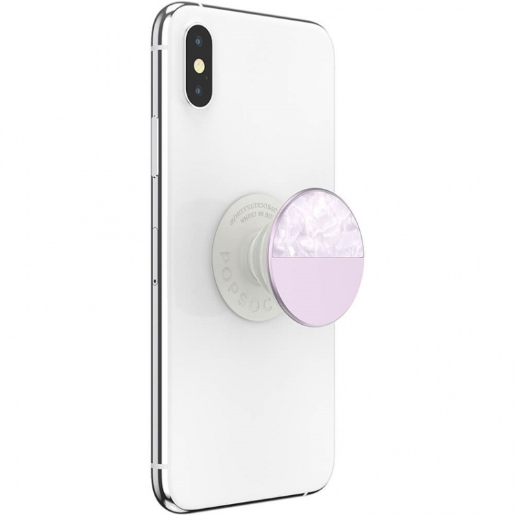 PopSockets Glam Inlay Acetate Lilac Removable Grip with Standfunction LUXE