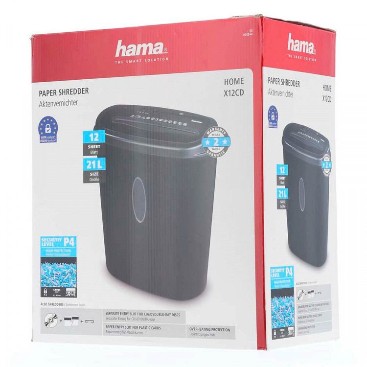 Hama Paper Shredder Home X12CD
