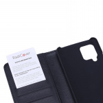 Radicover Radiation protected Mobilewallet PU Samsung A42 Flipcover Black 3-Led RFID
