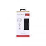 Radicover Radiation protected Mobilewallet PU Samsung A42 Flipcover Black 3-Led RFID