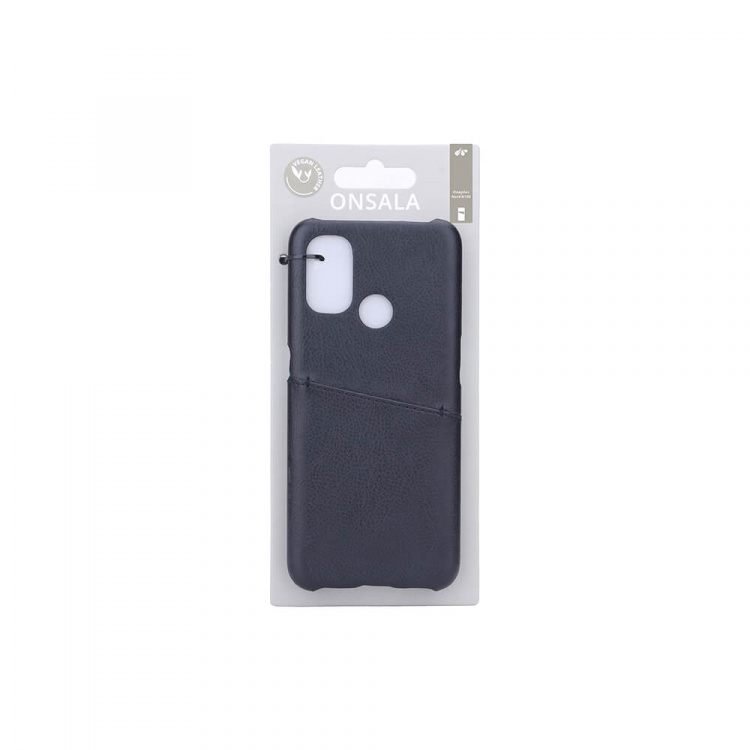 Onsala Mobile Cover Black with Cardpocket Oneplus Nord N100 Onsala Mobile Cover Black with Cardpocket Oneplus Nord N100