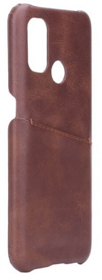 Onsala Mobile Cover Brown with Cardpocket Oneplus Nord N100