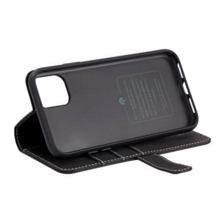 Onsala Wallet Case iPhone 12 Mini Eco Black