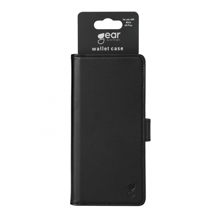 Gear Wallet Case Black - Motorola G9 Play Gear Wallet Case Black - Motorola G9 Play